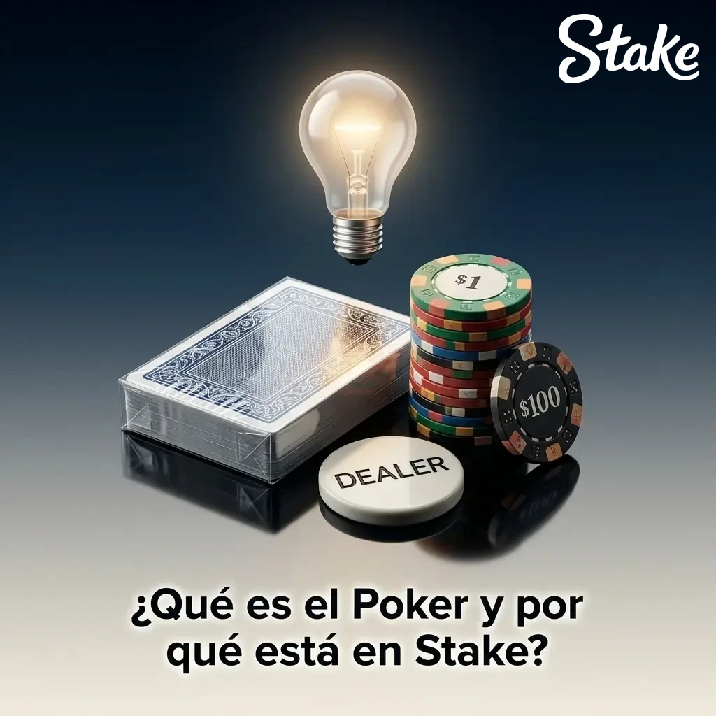 Jugador de poker en línea en Stake Colombia con variantes como Texas Hold'em y Video Poker disponibles