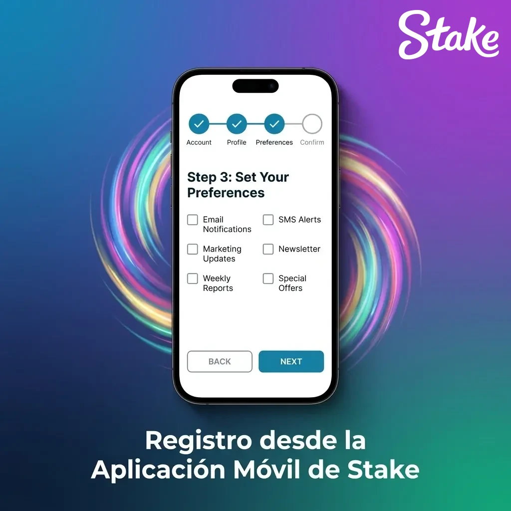 Registro en la app móvil de Stake: pasos para crear cuenta con correo, Google o Steam desde dispositivo móvil
