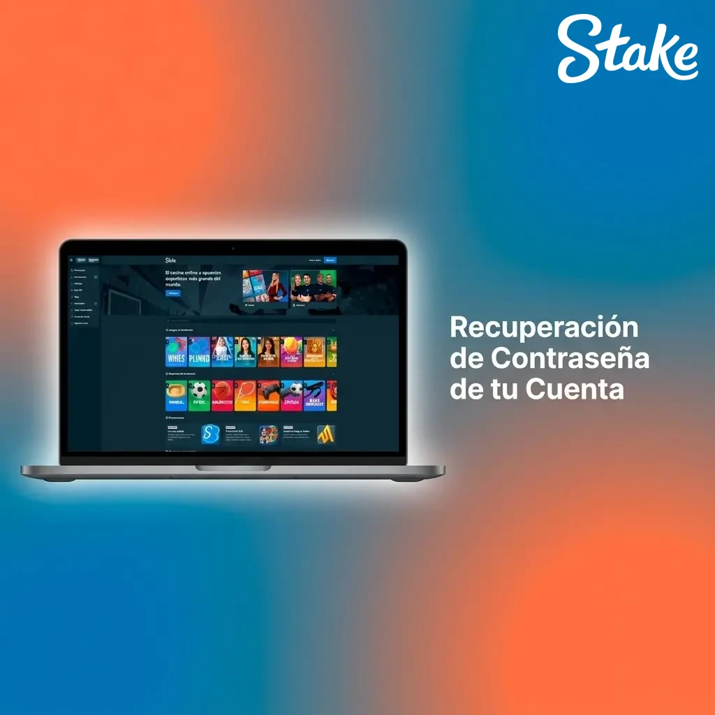 Pasos para recuperar contraseña de cuenta en Stake mediante correo electrónico registrado