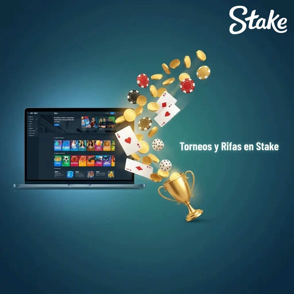 Torneos y rifas en Stake: competencias diarias y semanales con premios en cripto para jugadores de todos los niveles